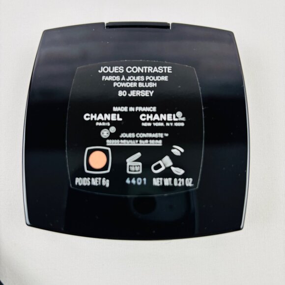 Chanel Cosmetic Joues Contraste Powder Blush 80 Jersey .21 oz Open Box - Picture 5 of 10